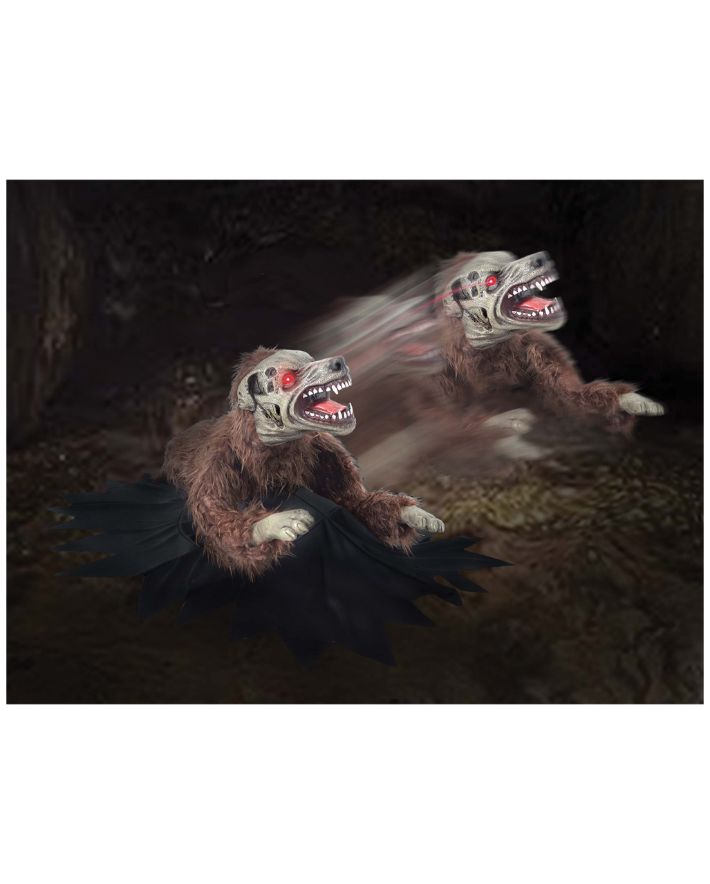 Attackierender Zombie Hund Animatronic für Halloween