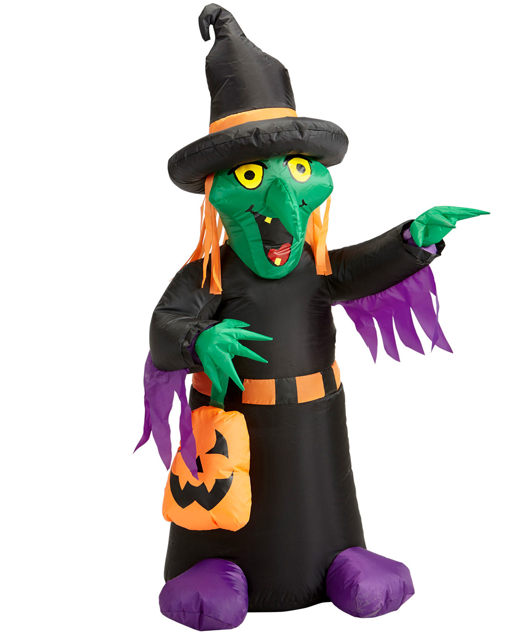 Aufblasbare & Leuchtende Hexe 122 cm ?