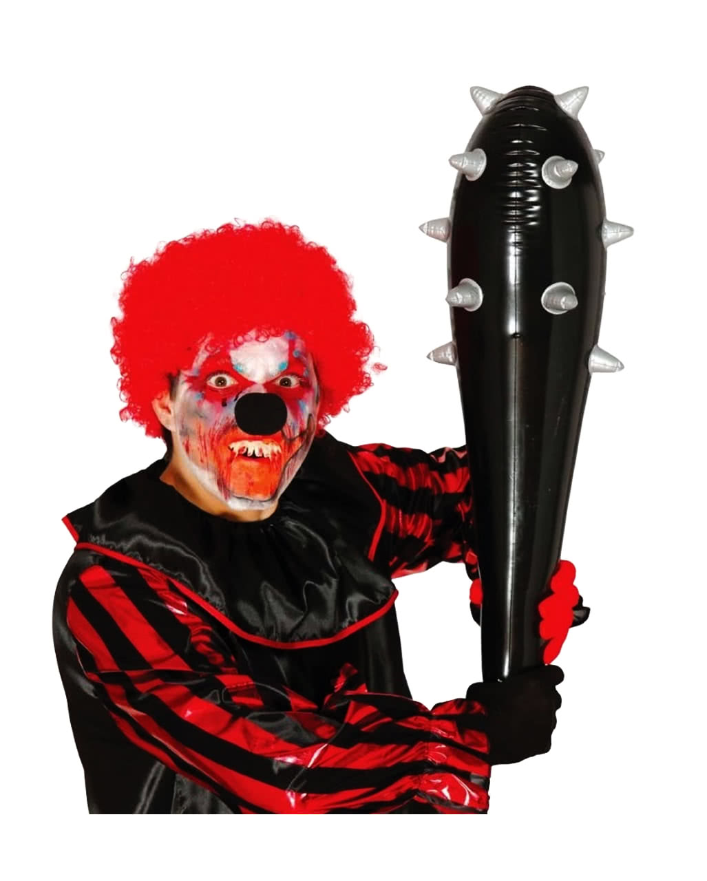 Aufblasbare Halloween Keule mit Dornen 80cm Kostümzubehör