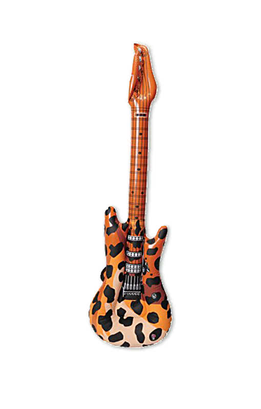 Aufblasbare Gitarre Leopardenmuster online kaufen