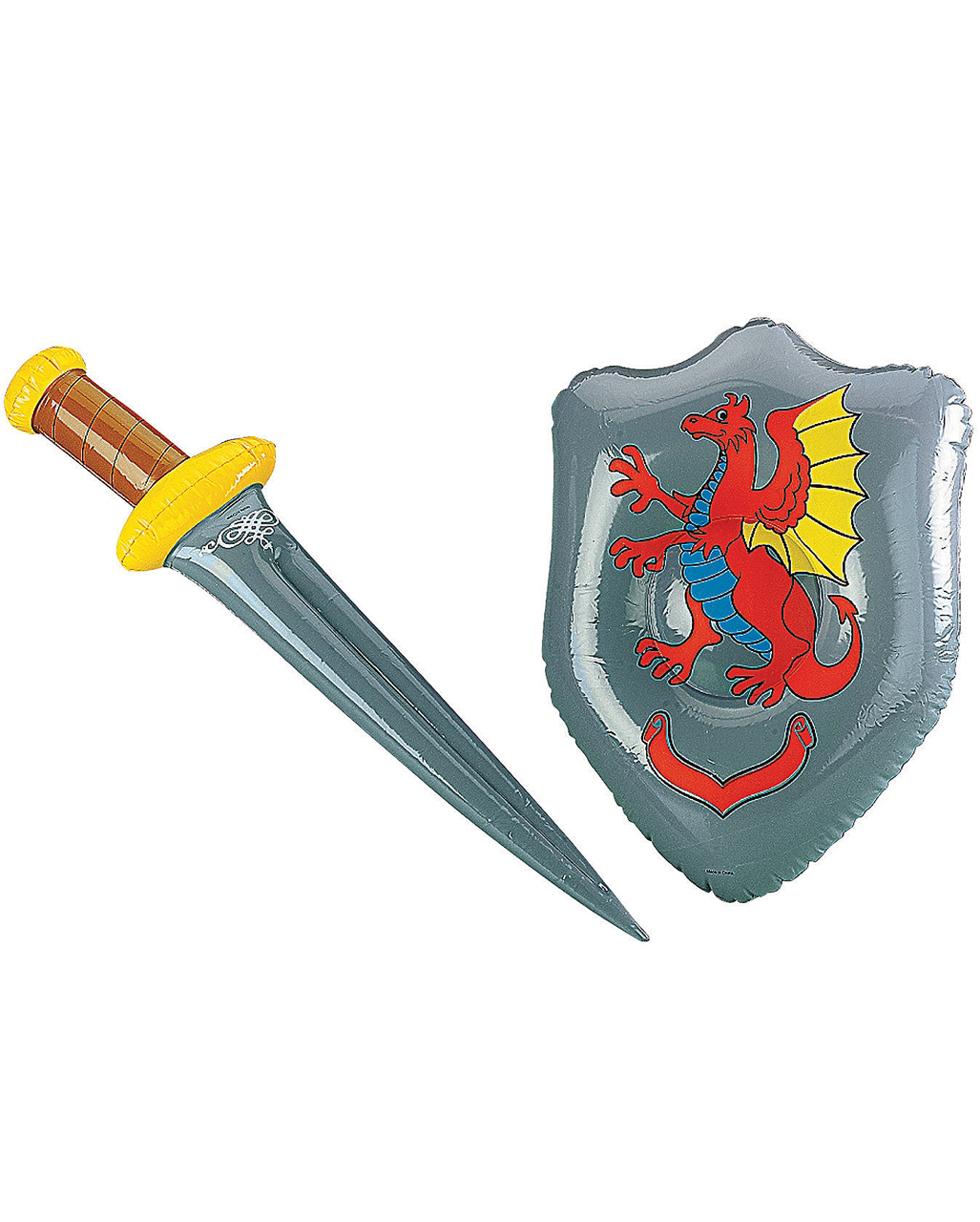 Schwert mit Schild aufblasbar für Halloween