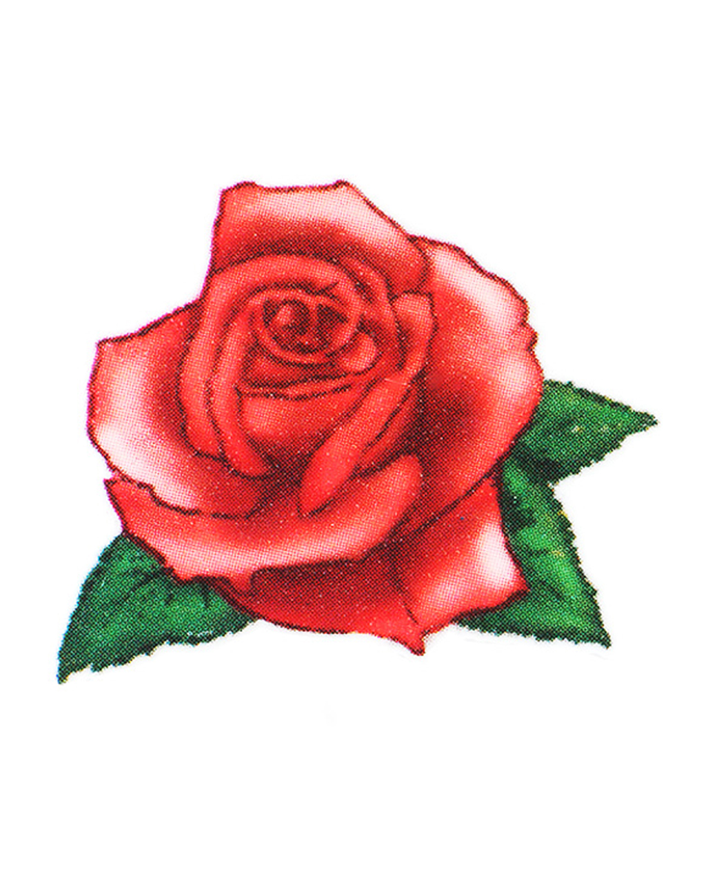 Aufklebe Tattoo Rose  Temporäres Tattoo