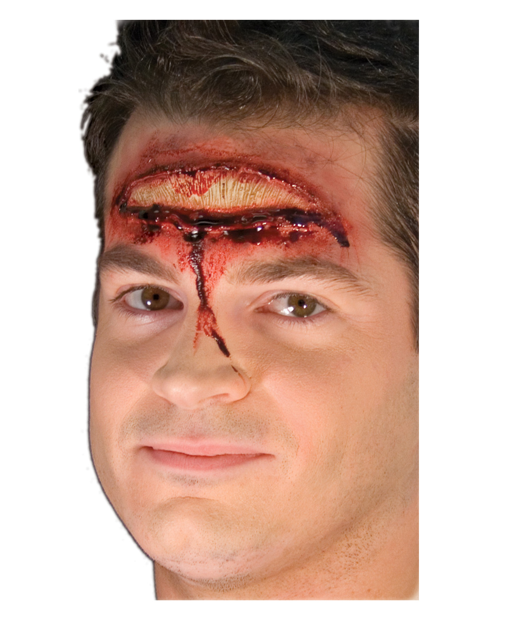 Schädelfraktur Latex Wunde Halloween & Horror Make-Up