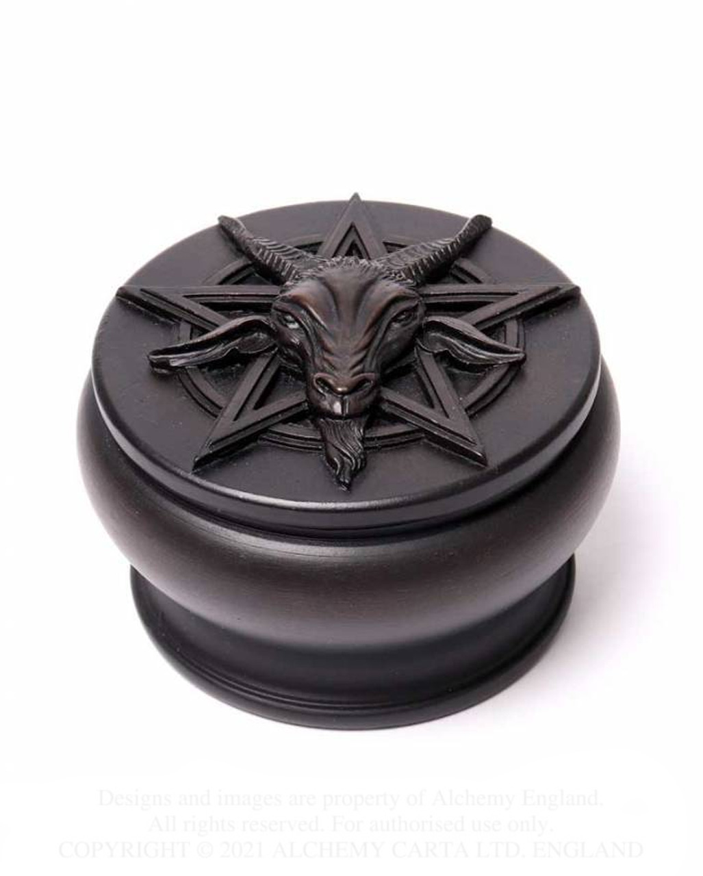 Baphomet Schatulle mit Pentagramm als Deko kaufen