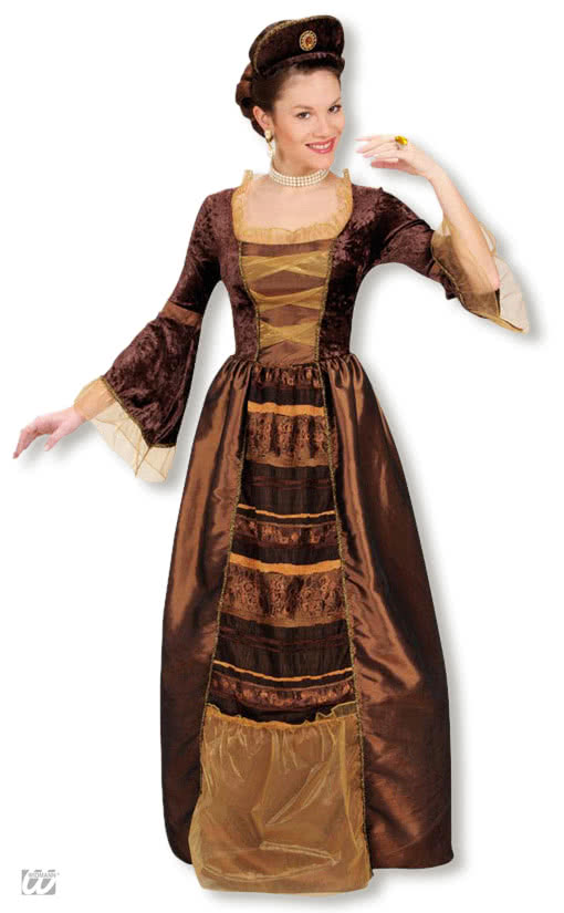 Barock Baronin XL -Barock Kostüm aus Satin und Samt, einer Baronin