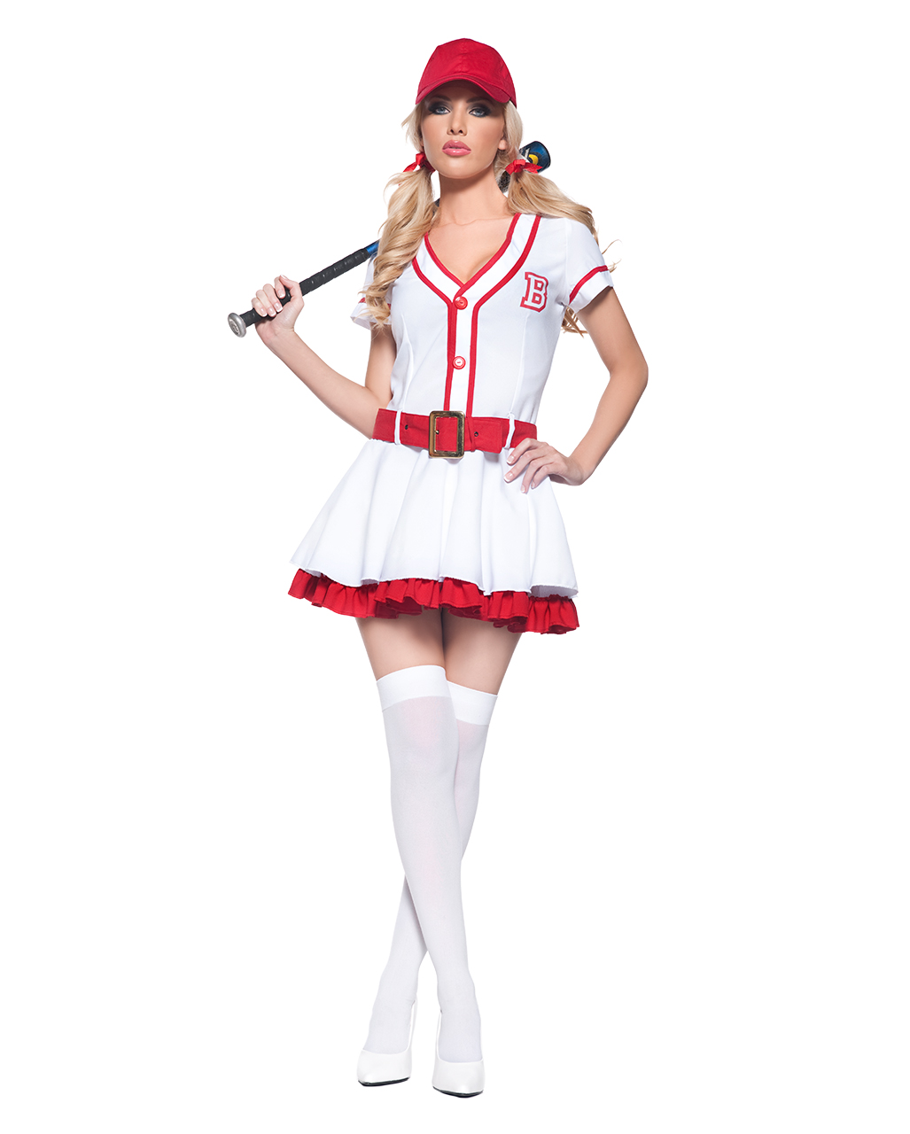 Baseball Schätzchen Kostüm Large Cheerleaderin Kostüm