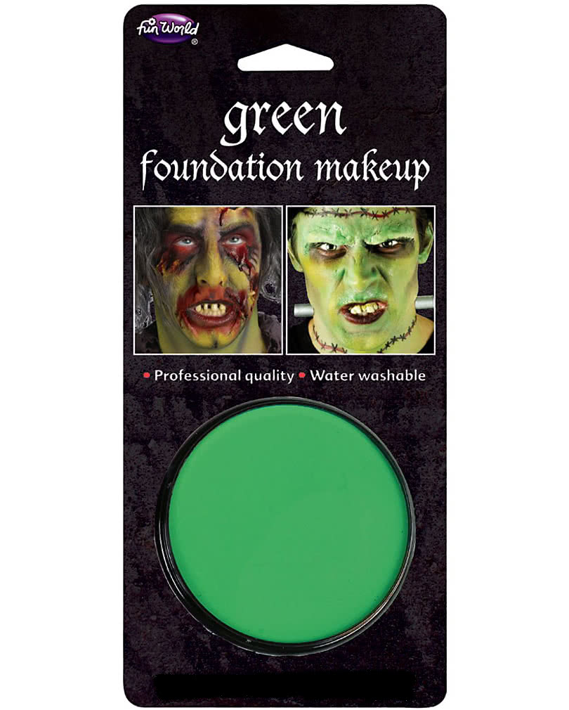 Basis Make-up grün   Zombie Schminke