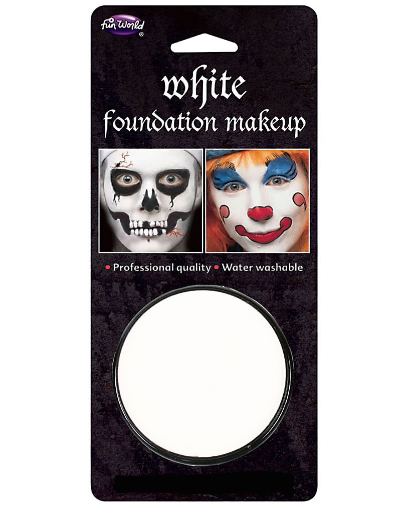 Halloween Basis Make up-weiss  Halloween Schminke günstig kaufen