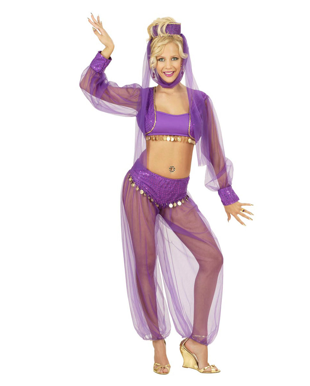 Bezaubernde Jeannie Kostüm Large Orientalisches Kostüm preiswert