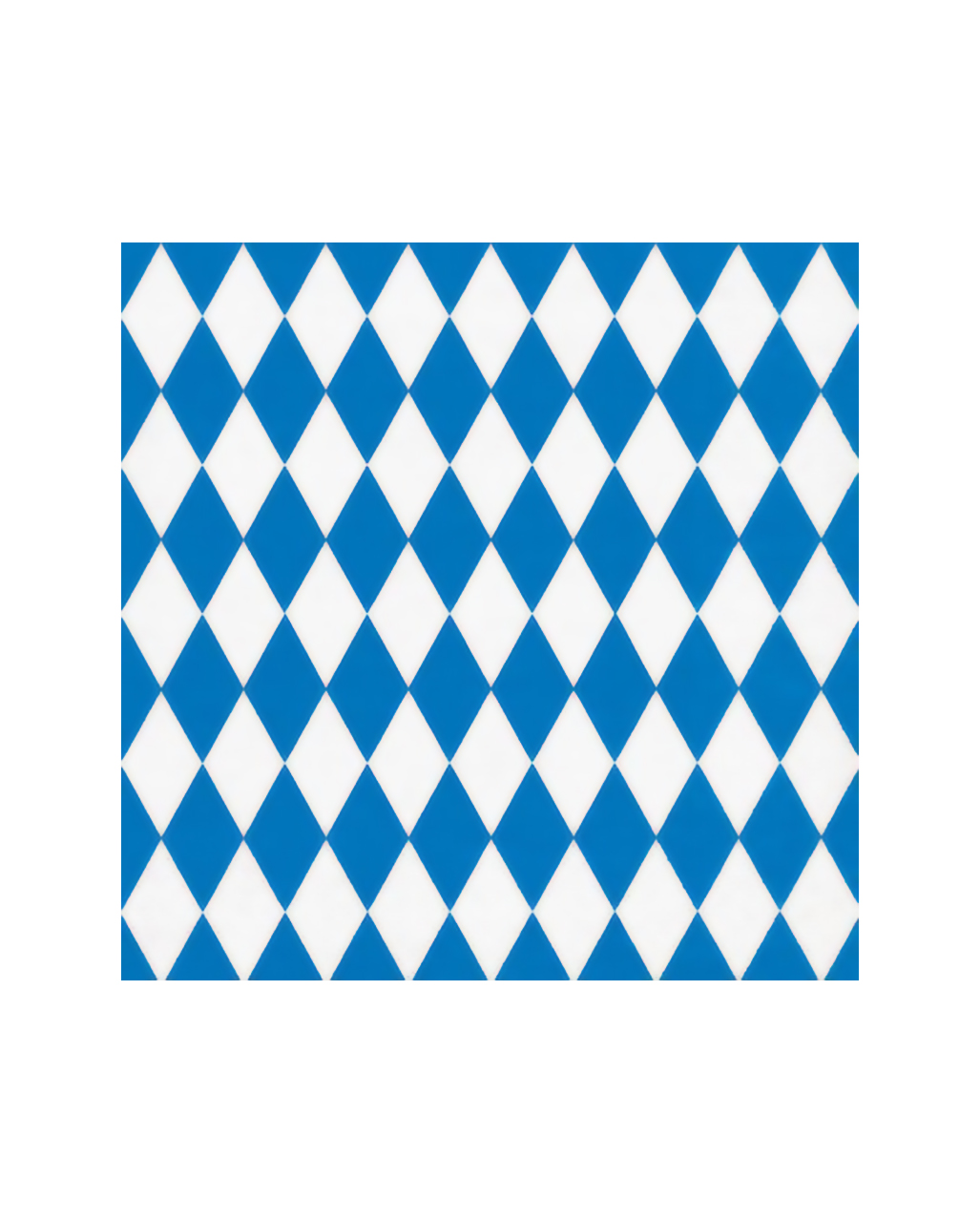 Bayrische Rauten Servietten 20 Stück  Tischdeko