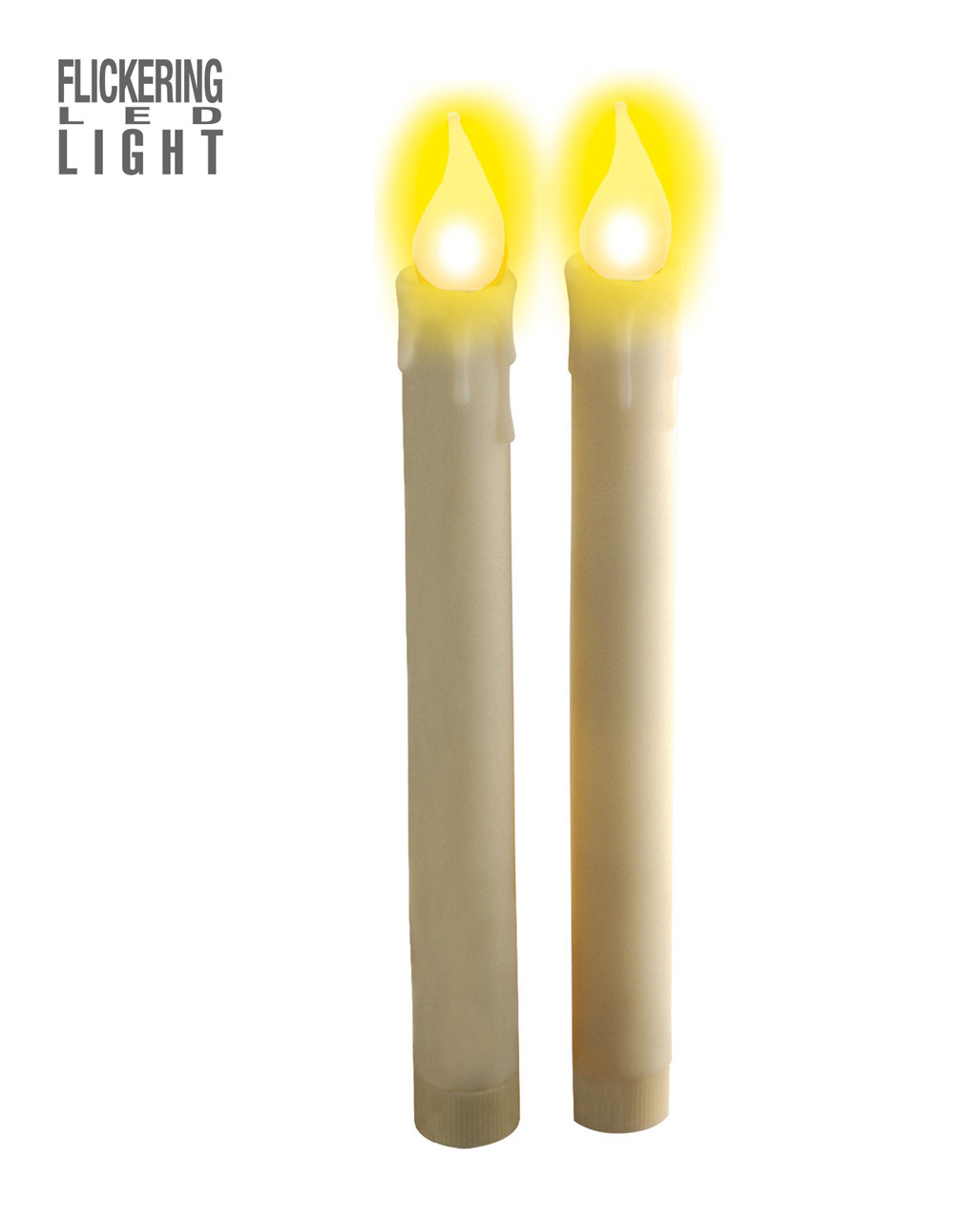 LED Kerzen Set Beige ▶ Halloween Deko kaufen