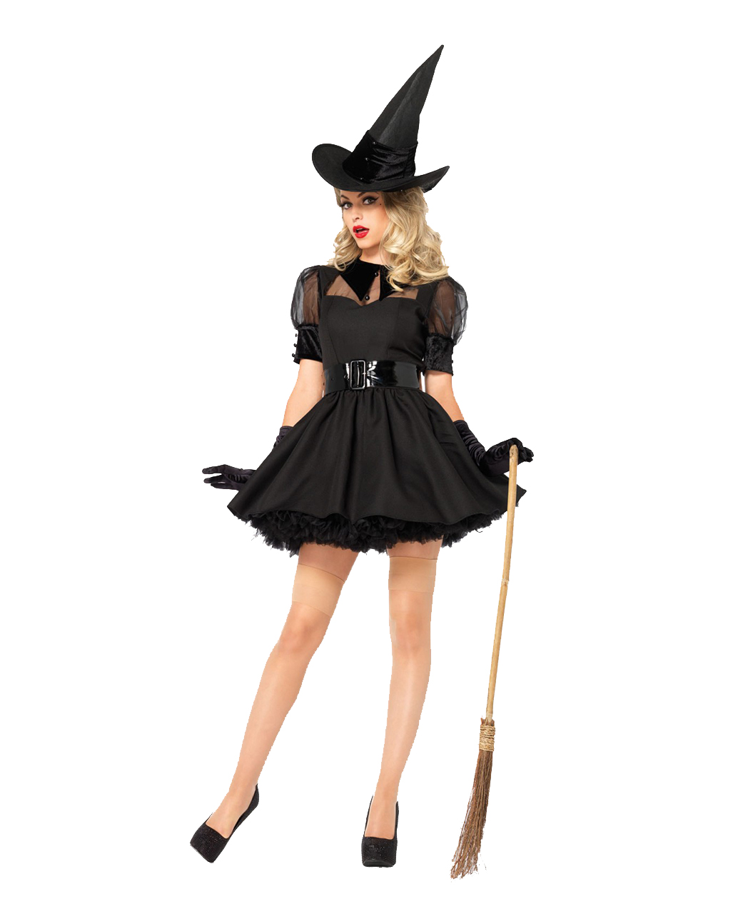 Bezauberndes Hexenkostüm für Damen zu Halloween L