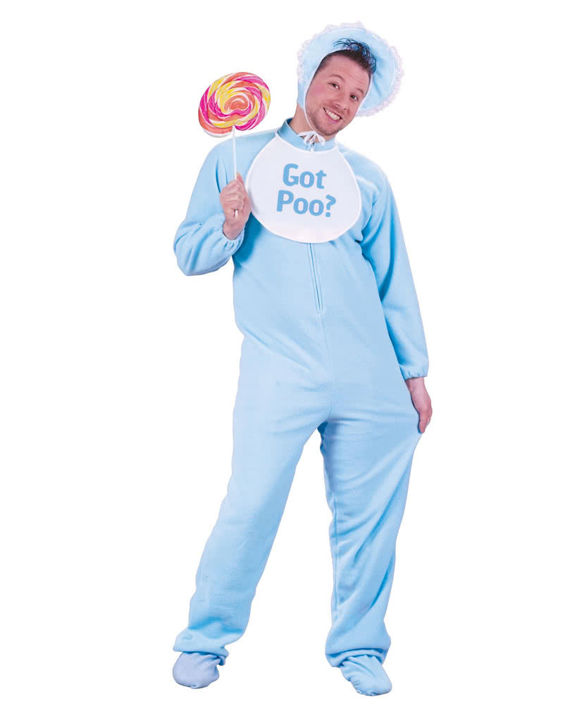 Riesenbaby Kostüm Blau -Babykostüm für Erwachsene-Baby Kostüme-