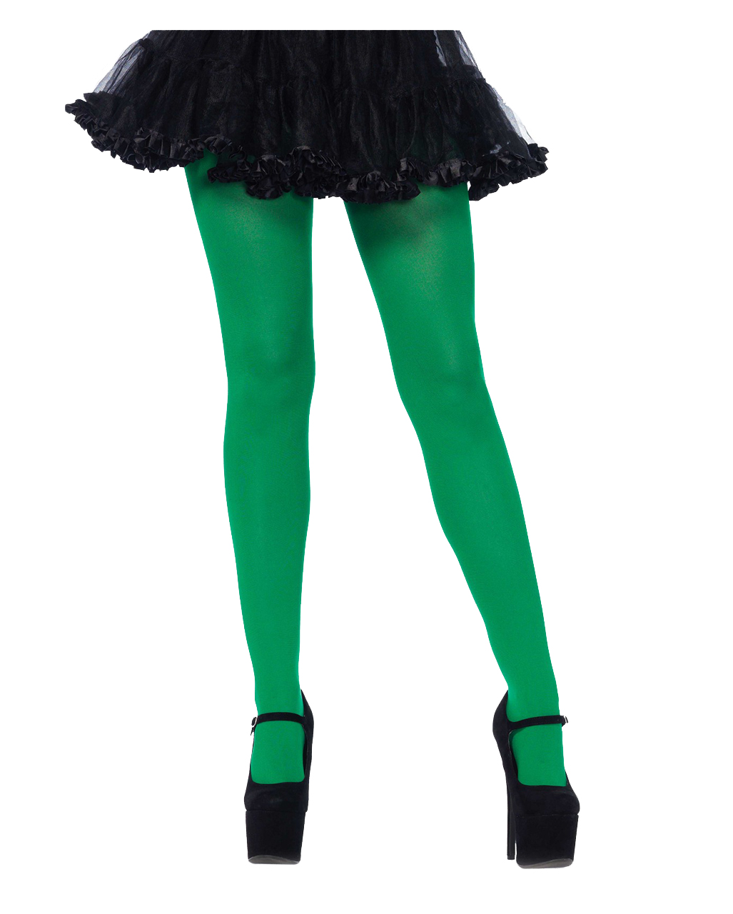 Blickdichte Nylon Strumpfhose Grün ☘ St Patrick´s Day