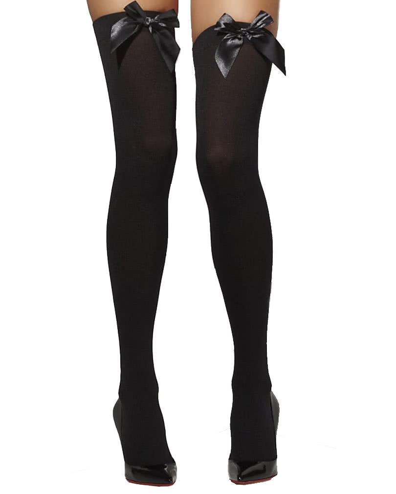 Blickdichte halterlose Strümpfe schwarz Halterlose Netzstrümpfe