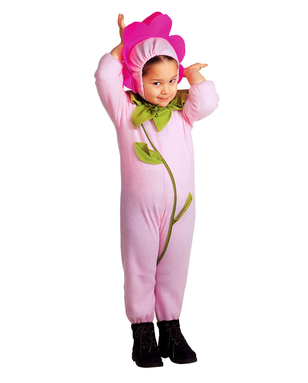 Blümchen Kleinkinder-Kostüm rosa Faschingskostüme für Kinder L