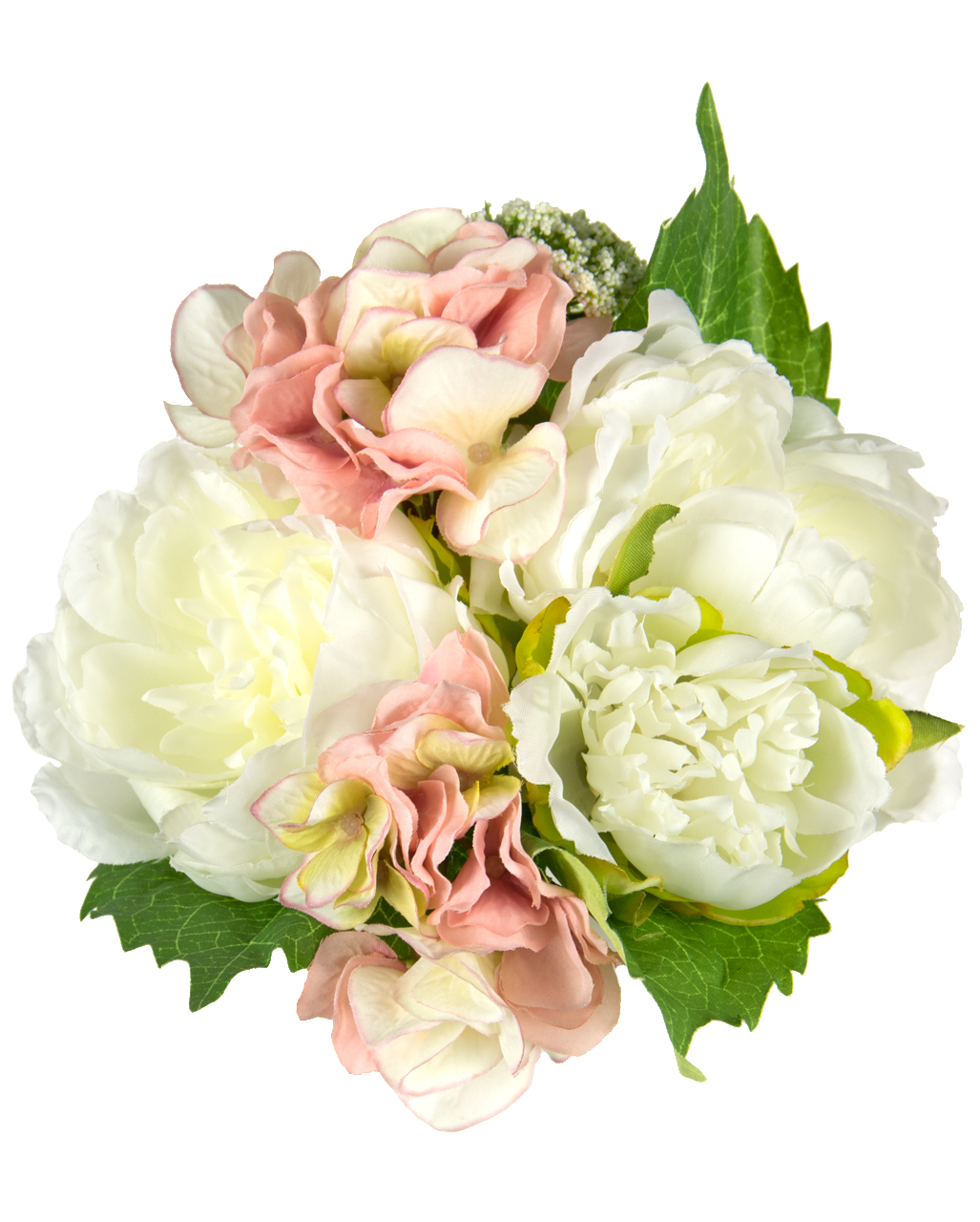 Kunst Blumenstrauß rosa-weiß als Dekoration ✿