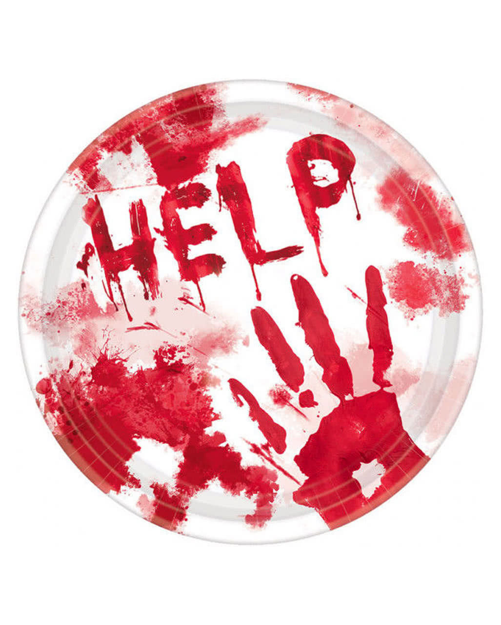 Blutige Halloween Pappteller Help 10 St. Partydeko