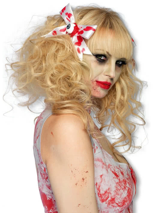 Blutige Augen Haarspangen -Halloween Schmuck-Haarschleife