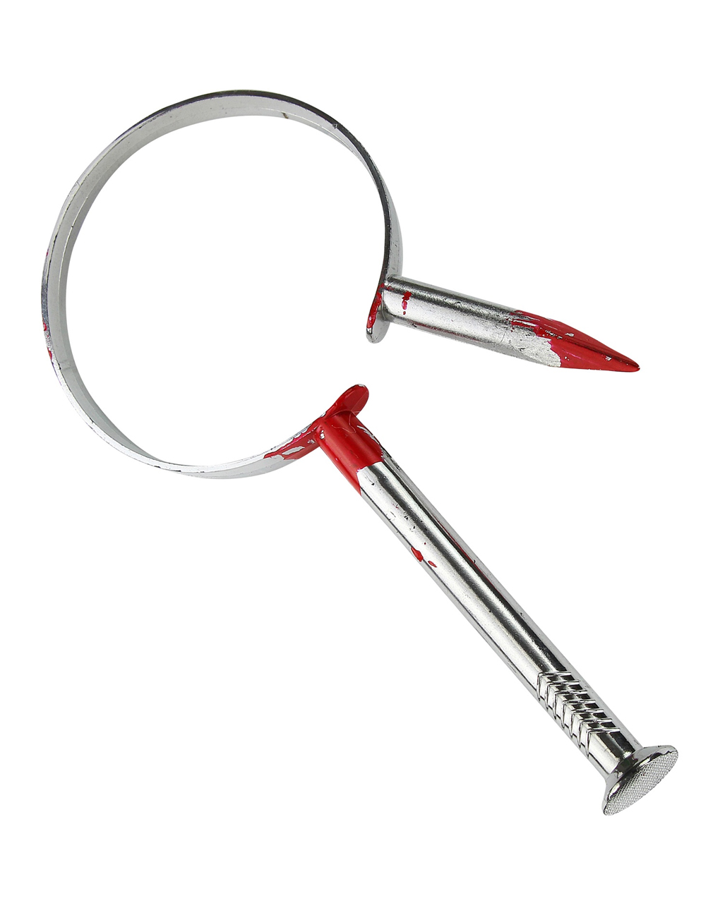 Blutiger Nagel im Kopf  Scherzartikel für Halloween