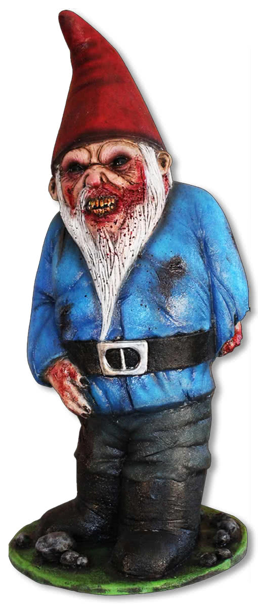 Gartenzwerg Zombie 54 cm Halloween Deko