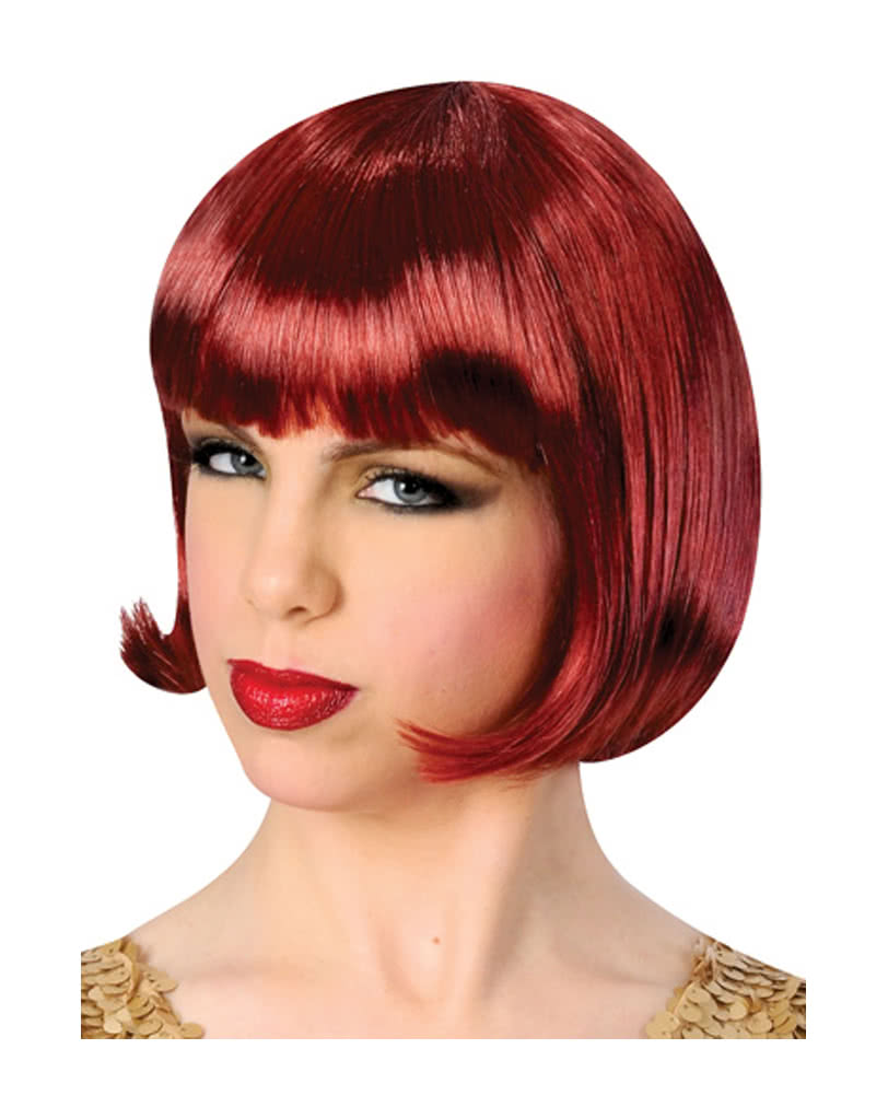 Bob Perücke Kastanienrot  Elegante Pagenperücke