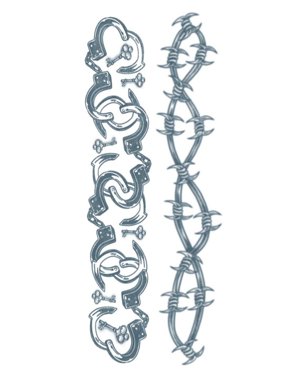 Body Bands Klebetattoo Cuffed für den Körper