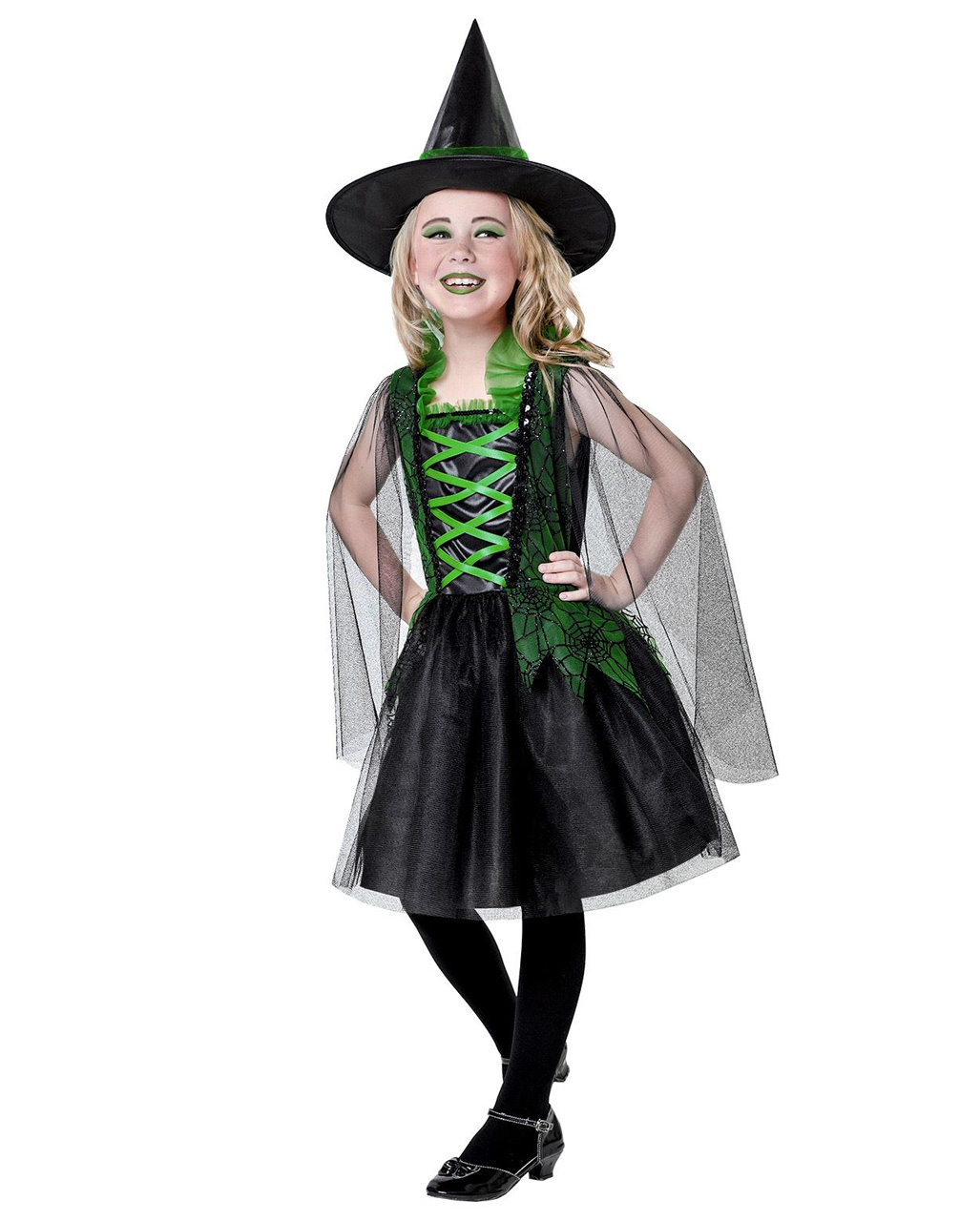 Böse Hexe Kinderkostüm für Halloween online kaufen 140 cm / 8-10 Jahre