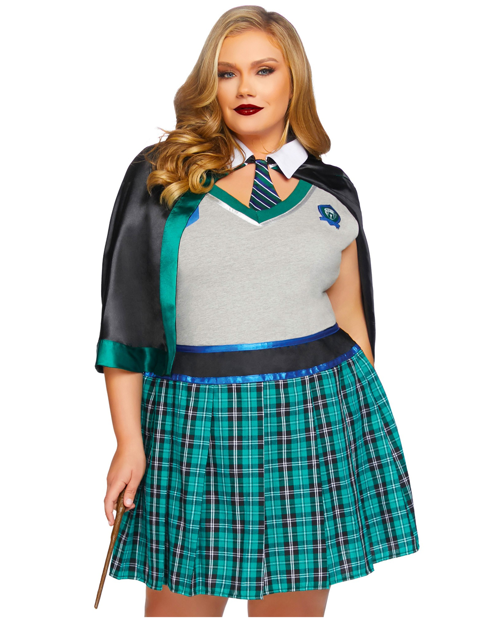 Böse Zauberschülerin Kostüm für Halloween ? XL/XXL