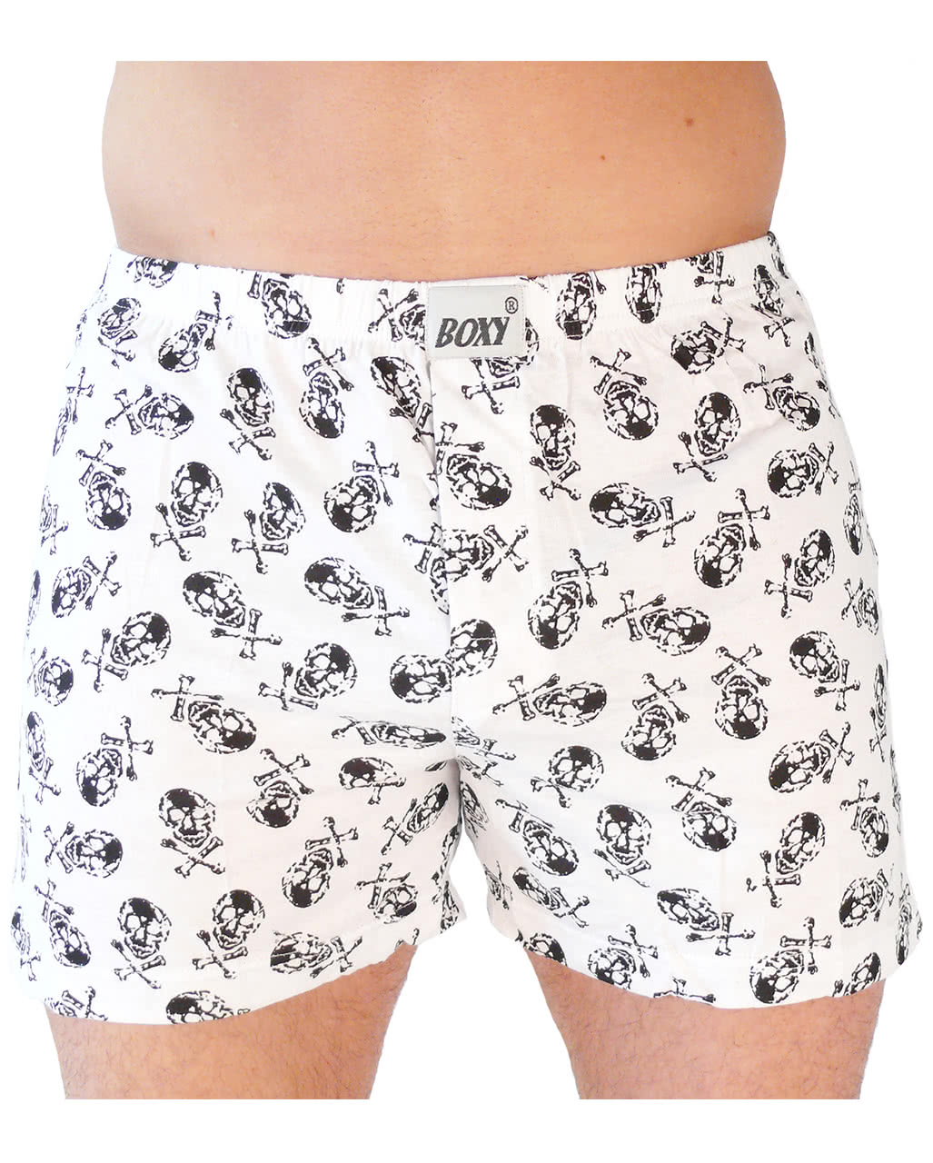Boxershorts mit Totenköpfen für Gothic Fans XL