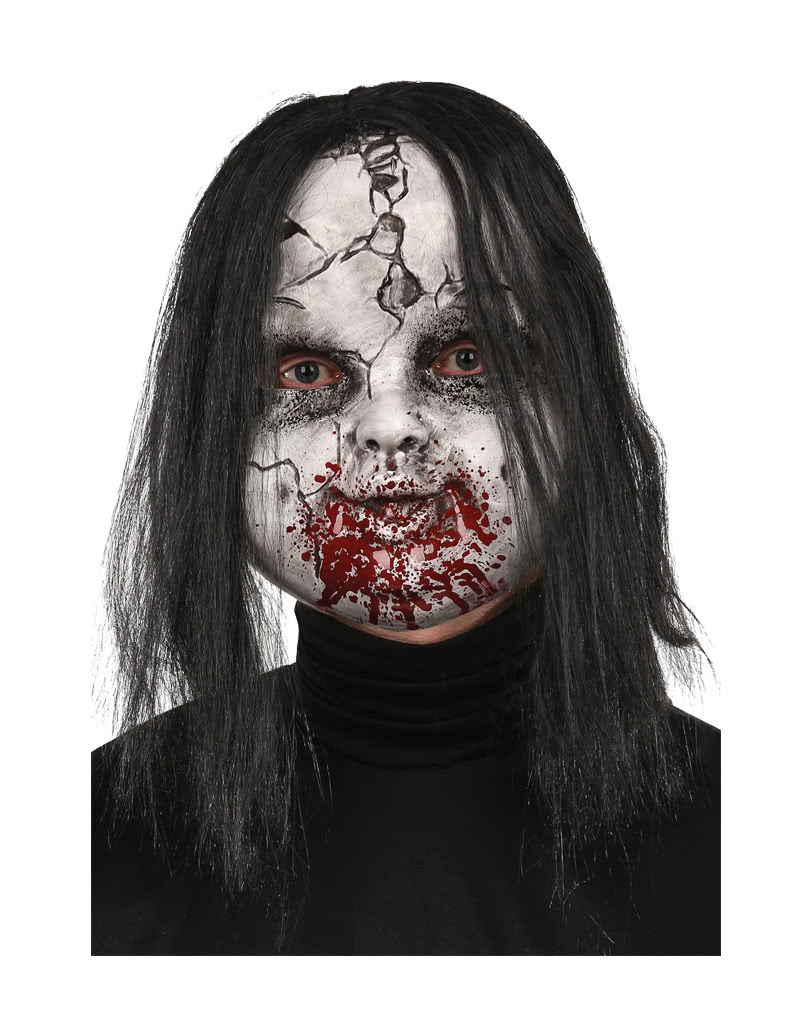 Broken Zombie Doll Maske Horror Masken günstig online kaufen