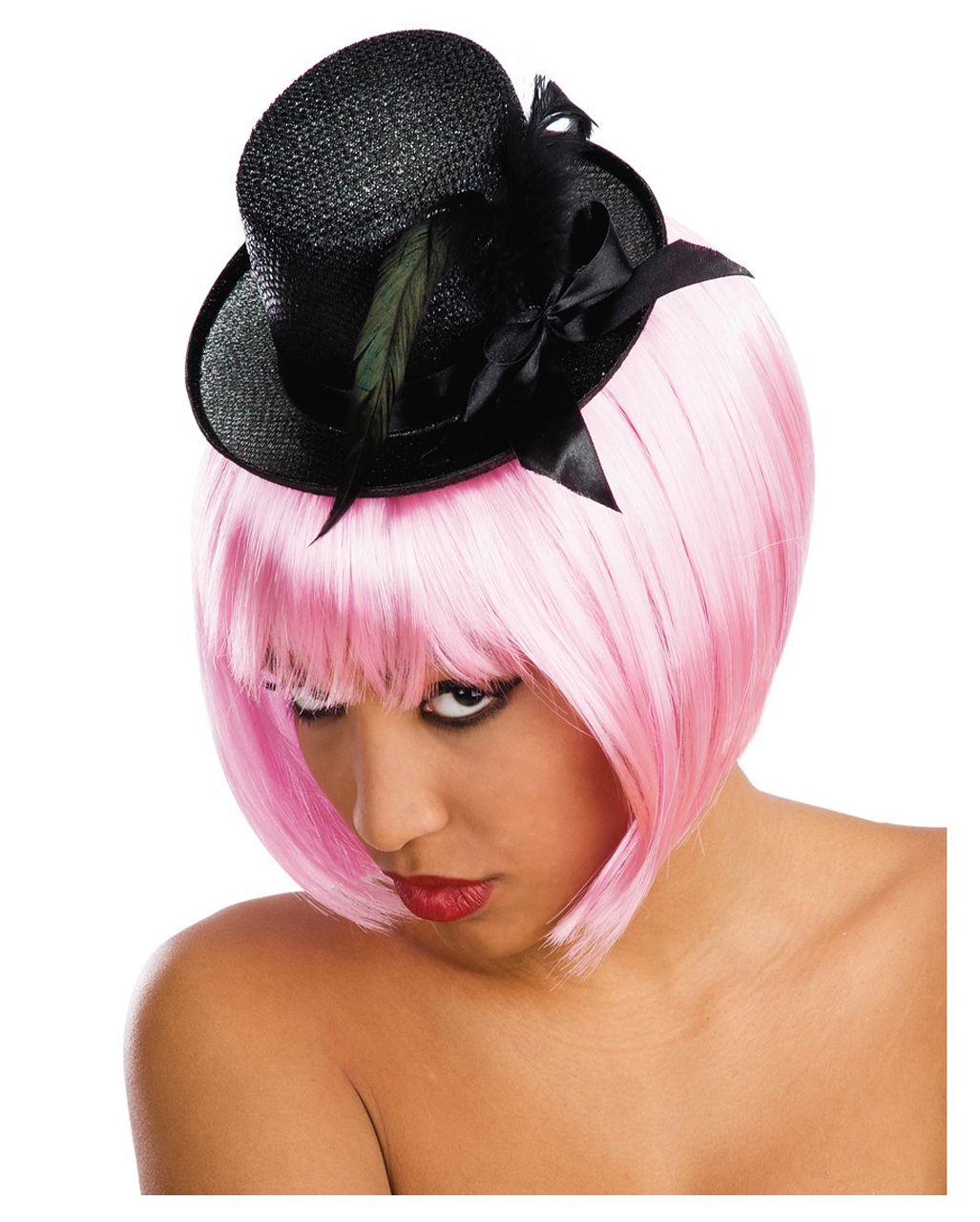 Burlesque Minizylinder schwarz Kostümzubehör