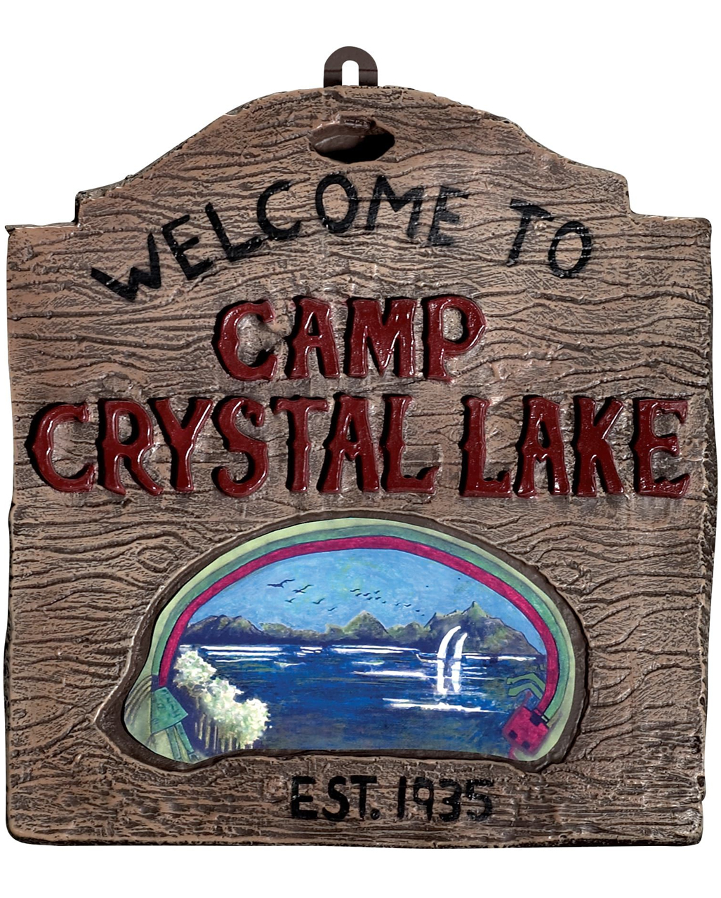 Camp Crystal Lake Schild Freitag der 13. Halloween Deko