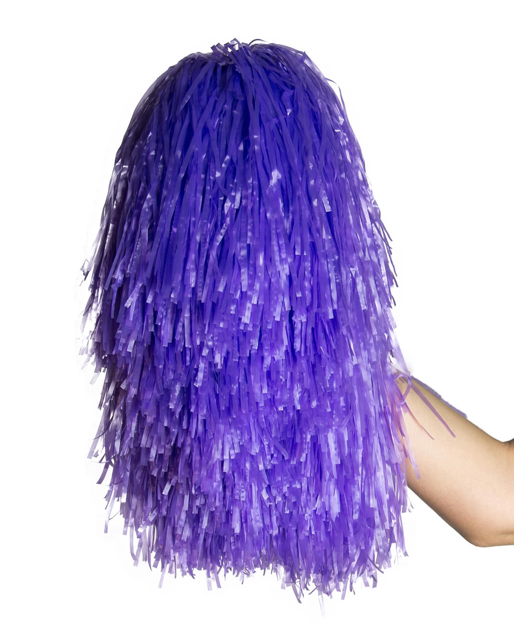Cheerleader Pompom violett als auffälliger Puschel