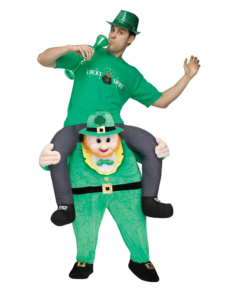 St. Patricks Day Reiter Carry Me Kostüm Leprechaun Kostüm One Size