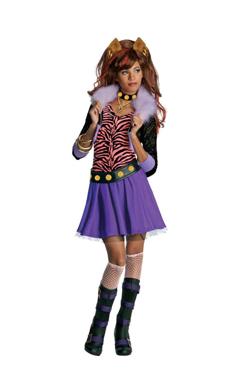 Monster High Clawdeen Wolf Kostüm für Halloween & Fasching M