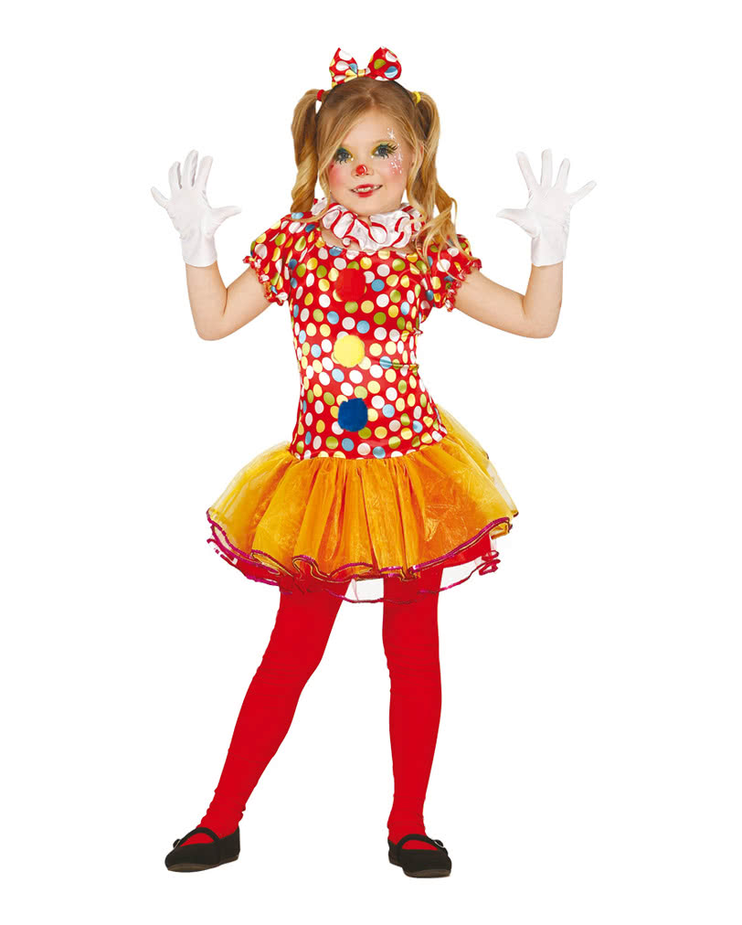 Clown Ballerina Mädchenkostüm Zirkuskostüme für Kinder kaufen S (3-4)