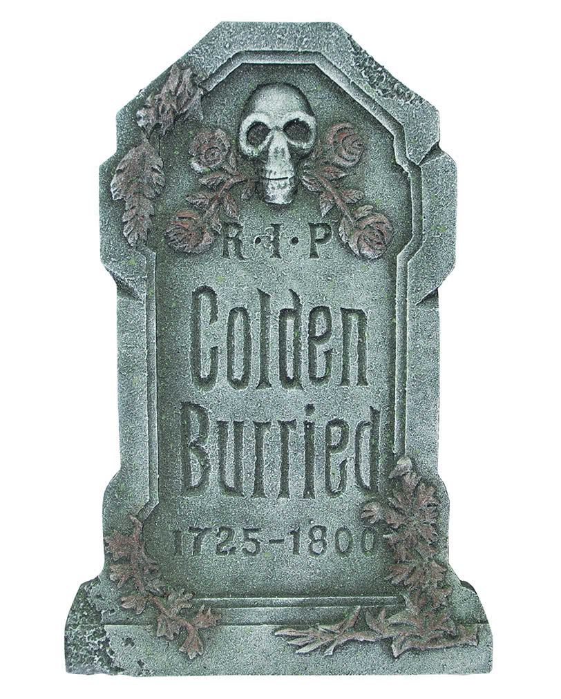 Colden Burried Halloween Grabstein Halloween Deko