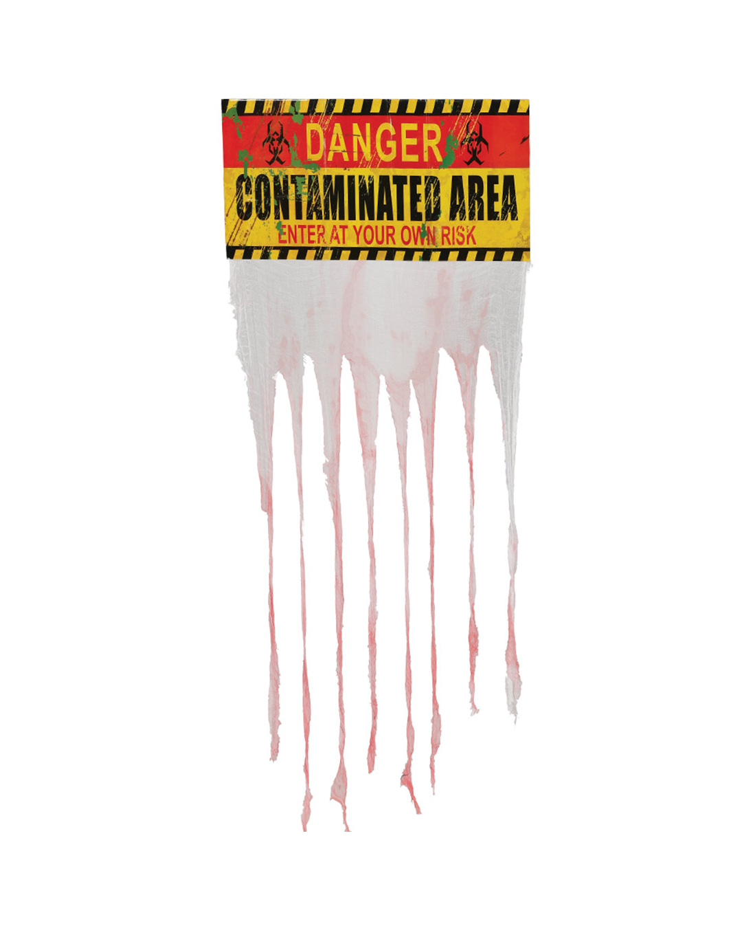 Contaminated Area Warnschild mit Vorhang kaufen ?