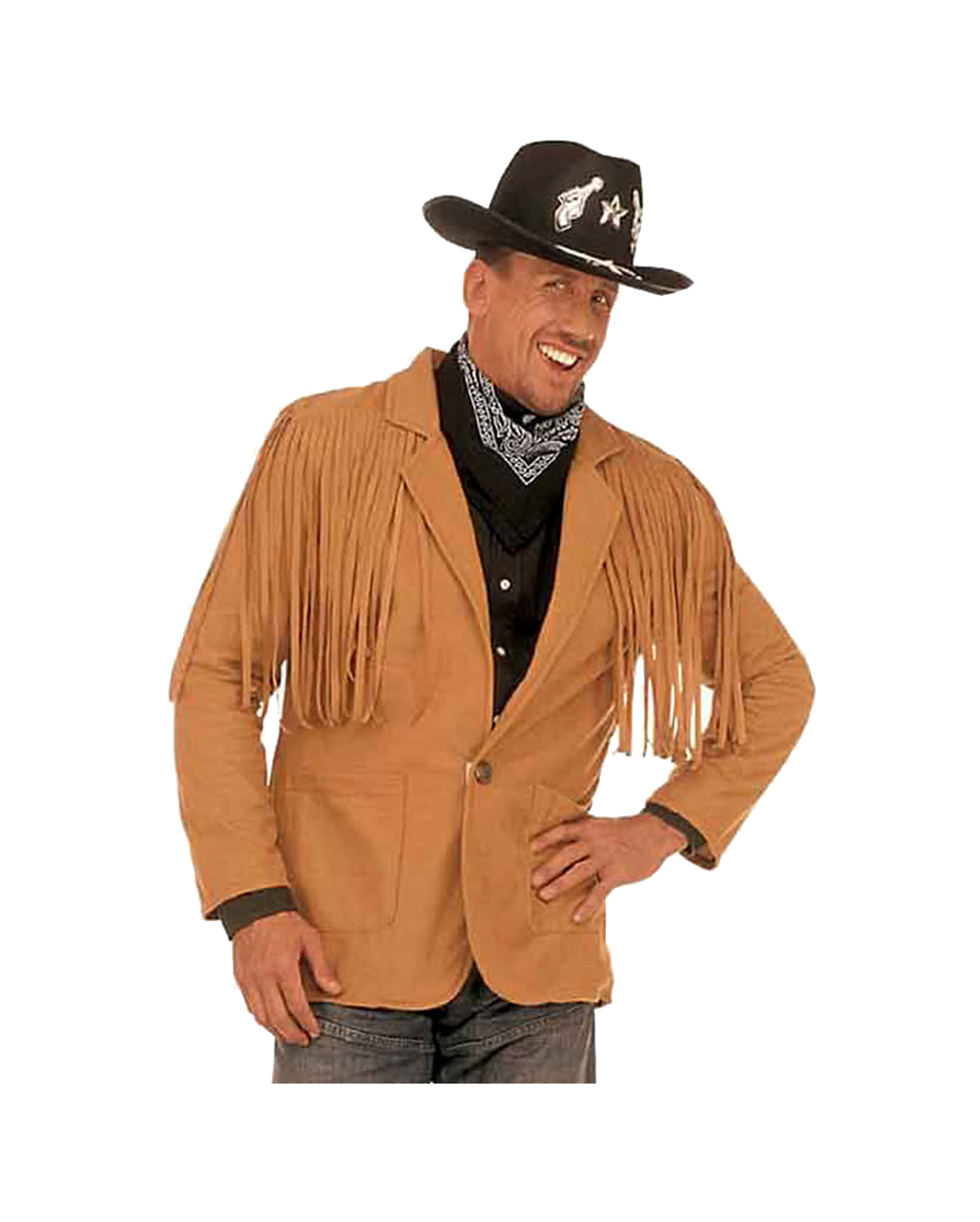 Cowboy Kostüm-Jacke für Fasching bestellen ★ M