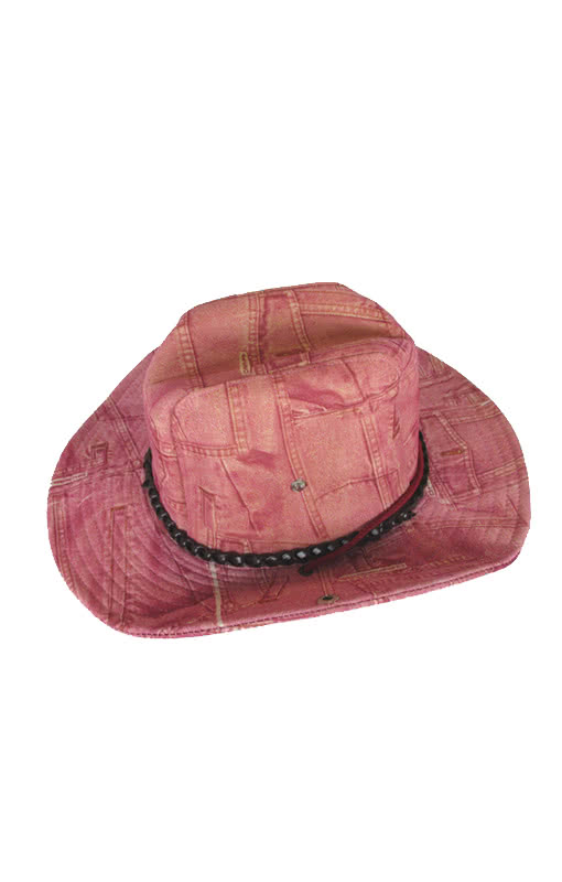 Cowgirl Hut Jeanslook pink Westernlady Accessoire