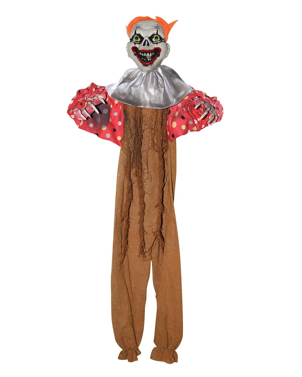 Creepy Clown Dekoration Braun für Halloween ?
