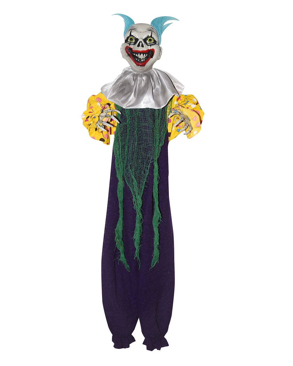 Creepy Clown Dekoration Lila für Halloween ?