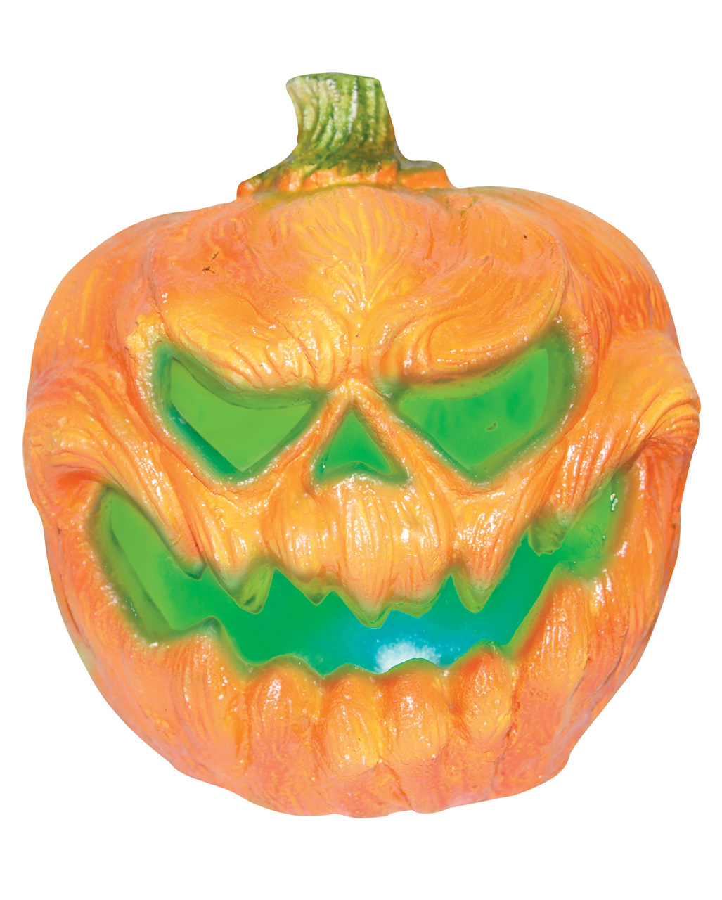 Creepy Kürbis Halloween Deko mit Licht 19cm kaufen