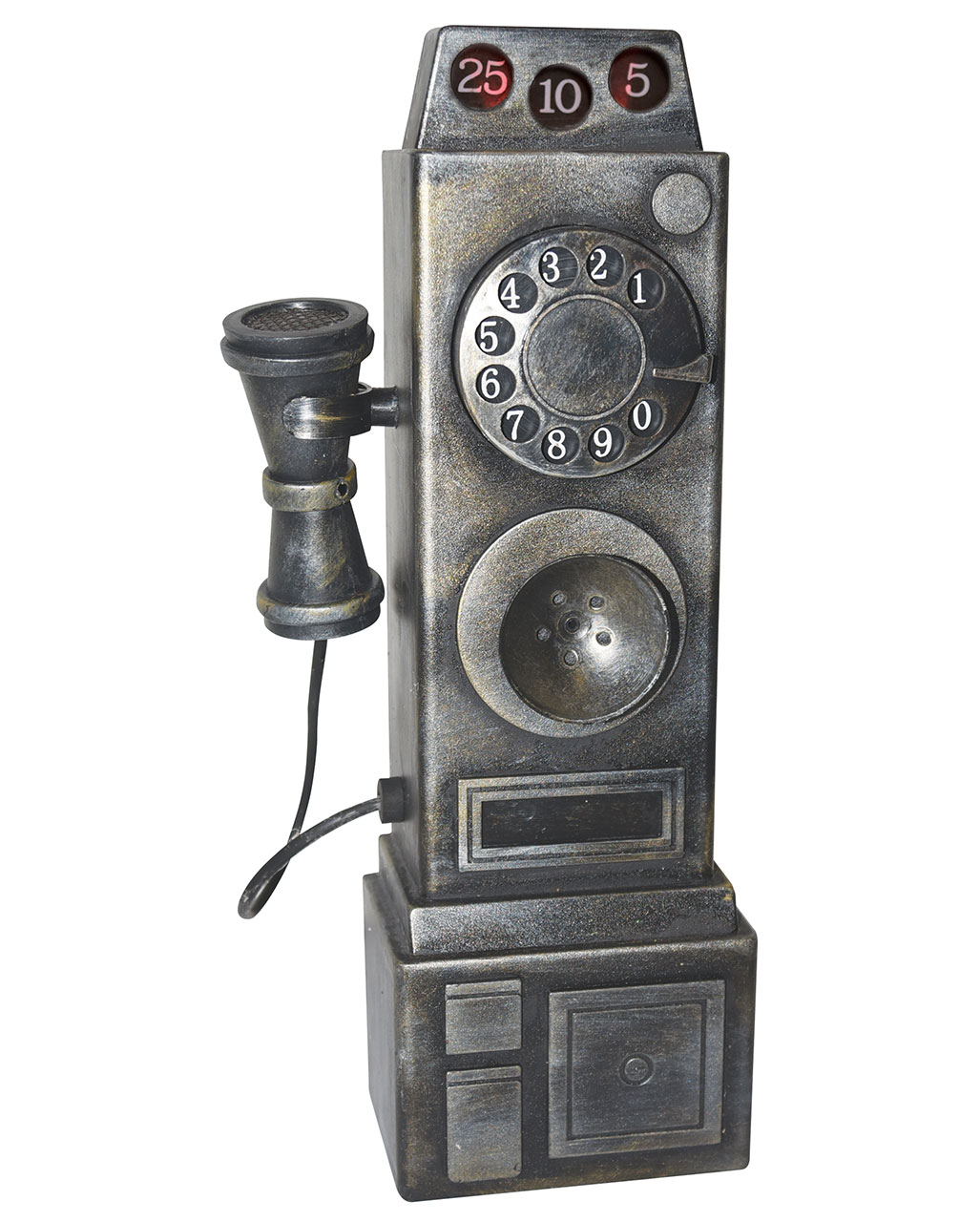 Creepy Vintage Telefon mit Licht & Sound ✔ Halloween Deko ✔