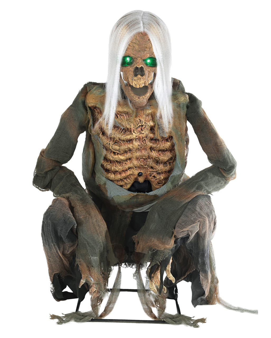 Kniehender Skelett Reaper Animatronic mit Sound ➤