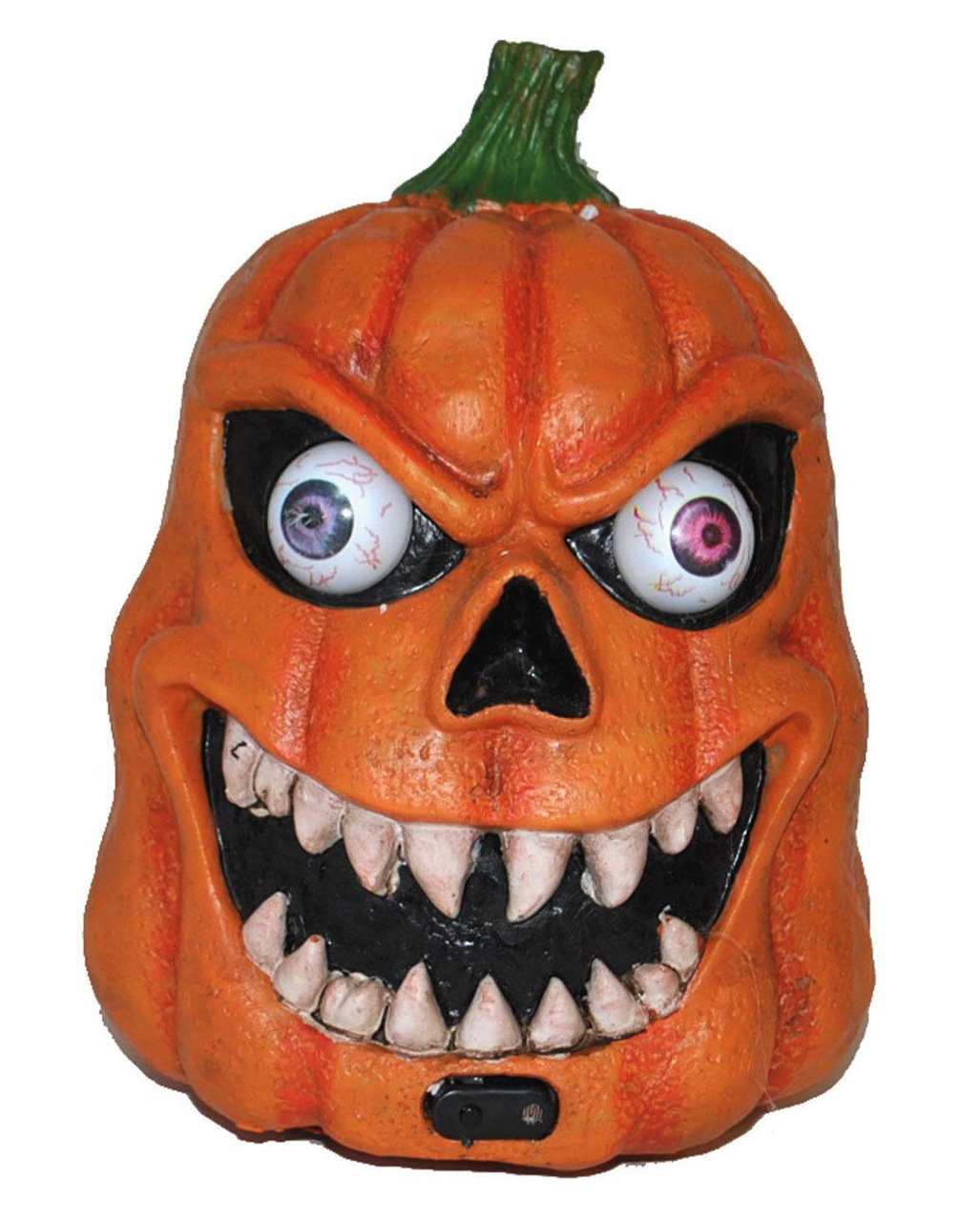 Dämonischer Halloween Kürbis mit LED & Sound Halloween