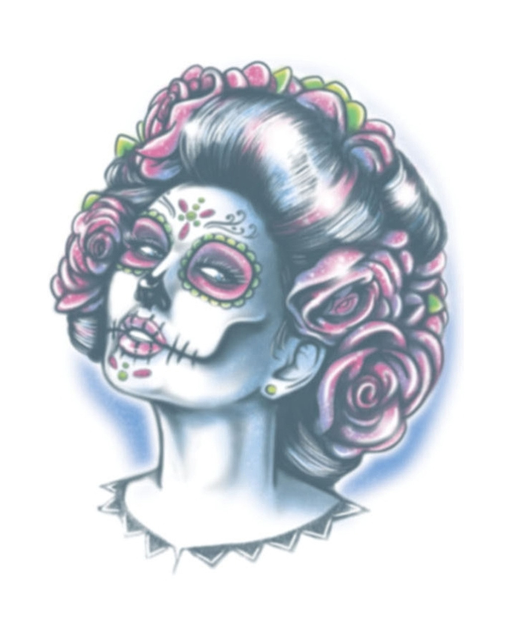 Day of the Dead Klebetattoo Senora Muerte bestellen