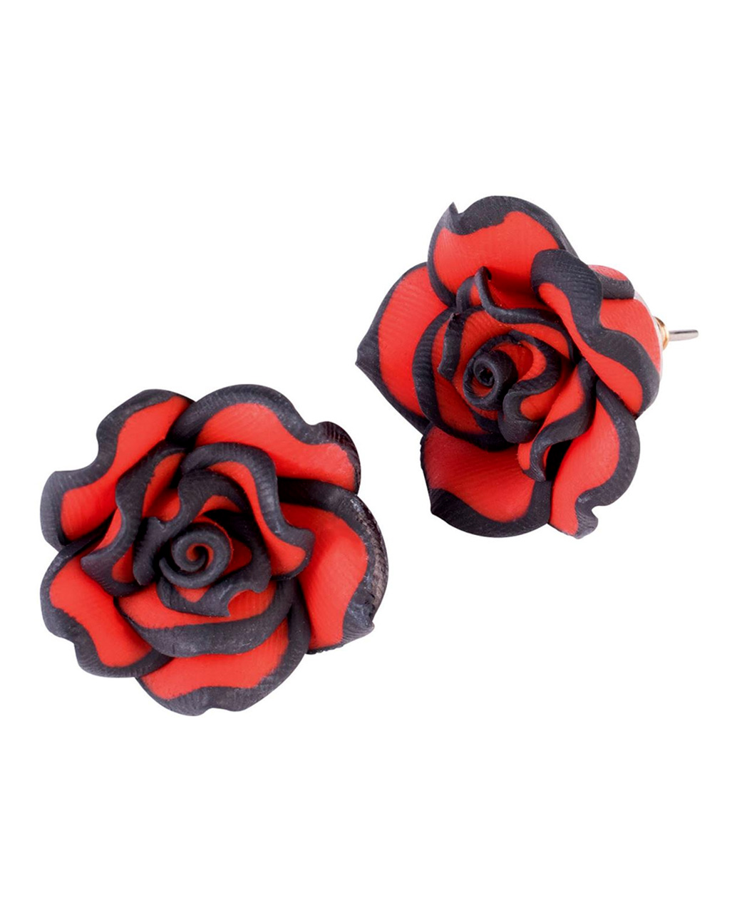 Day of the Dead Rosen Ohrringe als Kostümschmuck