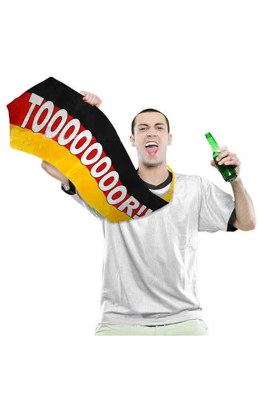 Deutschland Krawatte XXL Fan-Artikel Gemany